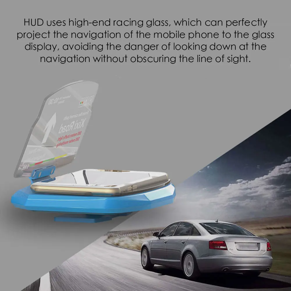 ABS автомобильный навигатор HUD автомобильный телефон Монтажный кронштейн поддержка универсальный авто телефон Монтажный кронштейн для gps