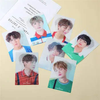 

1 Pcs 2020 Season's Greetings Cards V JIN RM SUGA JIMIN JUNGKOOK JHOPE Kpop 3D Photo Postcard Picture Collection Cards Toy Gifts