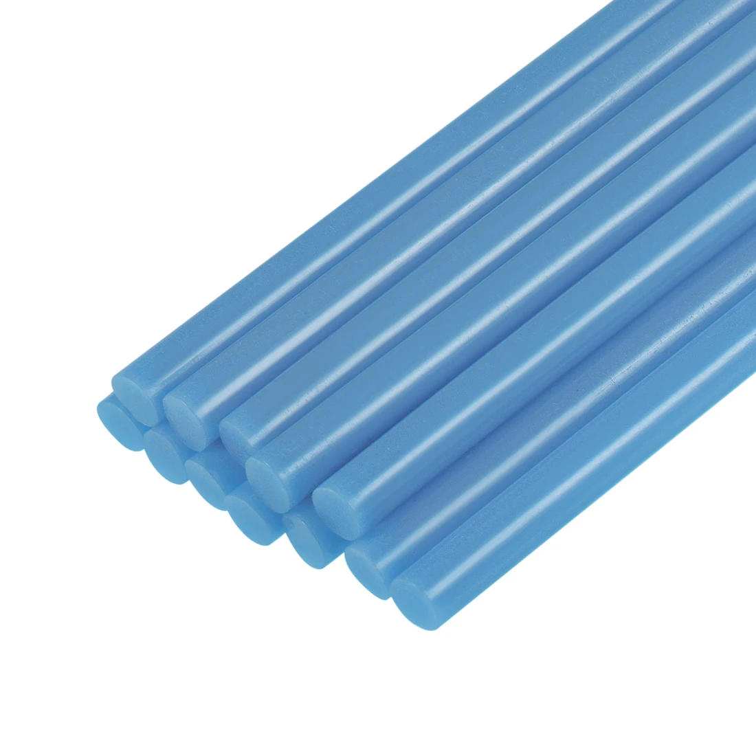 uxcell Mini Hot Glue Sticks for Glue Gun 0.27-inch x 4-inch 12 pcs Light Blue