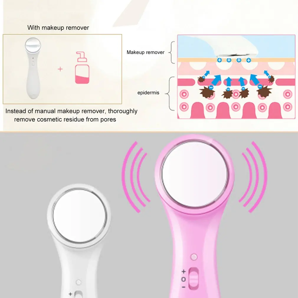 Высокочастотная Ультразвуковая электрическая машина антивозрастное устройство для красоты лица ионное очищающее средство для лица Массажер для удаление морщин