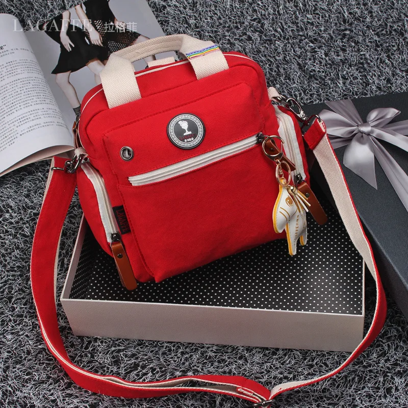 Поперечная граница поставки товаров Холст Мумия сумка на плечо ручной многофункциональный большой объем женская сумка рюкзак для путешествий