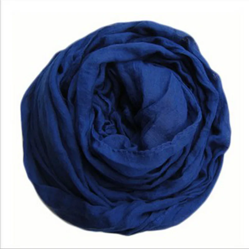 

Autumn and Winter Linen Shawl Ladies Multi-color Cotton and Linen Long Thick Women's Scarf Oversized Collar