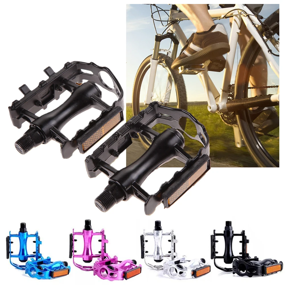 

Ultralight Bike Bicycle Pedals MTB Bike Part Pedal Cycling Aluminum Alloy Ultra-Light Hollow Flat Cage Pedals Bicycle Part 1pair