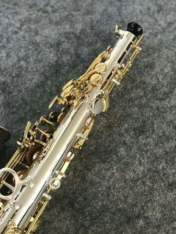 Саксофон Jupiter JAS 1100SG Alto Eb Tune латунный никелевый посеребренный корпус золотой лак
