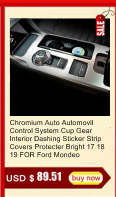 Automovil Авто декоративная система управления чашки шестерни интерьер мода отделка Чехлы Декоративные наклейки полосы 17 18 для Ford Mondeo