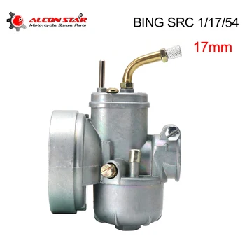 

Alconstar- BING SRC 1/17/54 17mm Motorcycle Carburetor For Puch OBRA DAKOTA DS50 MC50 MS50 MV50 VS50 for Moped Bing Style Carb