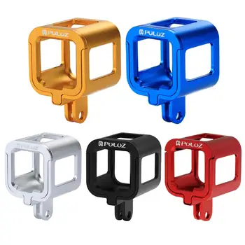

PULUZ For Go Pro Accessories Housing Shell Aluminum Alloy Protective Cage with Insurance Frame for GoPro HERO4 HERO 4 Session