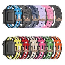 Universal 18mm Nylon Denim Canvas Watch Strap Watchband for Garmin Active S move3S For Fossil Q Venture Gen 3/Gen 4/HR Gen 4
