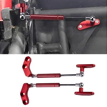 

for Can-Am Maverick X3 2017-2020 Front & Rear Door Opener Set Aluminum Alloy Upgrade Compact Fixed Base Red