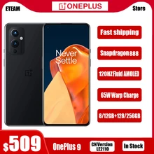 Global Rom OnePlus 9 5G Snapdragon 888 12GB 256GB Smartphone 6.5‘’ 120Hz Fluid AMOLED Hasselblad Camera OnePlus Official Store