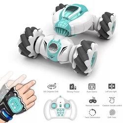 Voiture cascadeuse télécommandée avec capteur de geste, jouet électrique, cadeau pour enfants garçons, nouveau modèle de 2021, S 012 GHz, Rotation 4WD, 2.4 