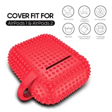 Силиконовый Bluetooth беспроводной чехол для наушников для AirPods панк-рок с заклепками защитный чехол Аксессуары для Apple Airpods 2 Чехол