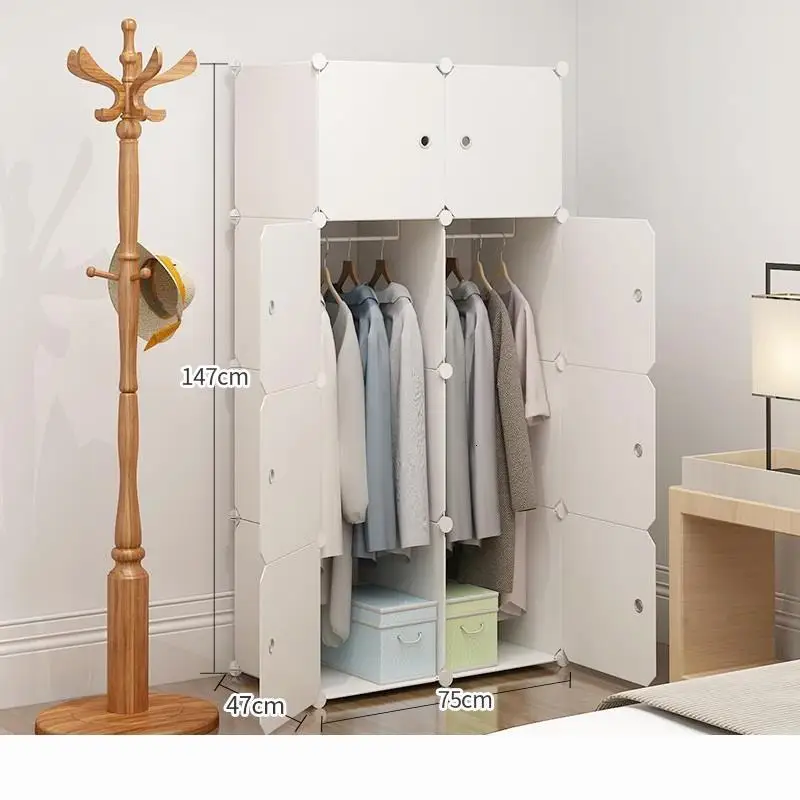 Para Casa Armoire/рада предложить покупателям De Rangement Armadio Guardaroba Garderobe Moveis туалетный столик шкаф для хранения Guarda Roupa Mueble шкаф - Цвет: Version E