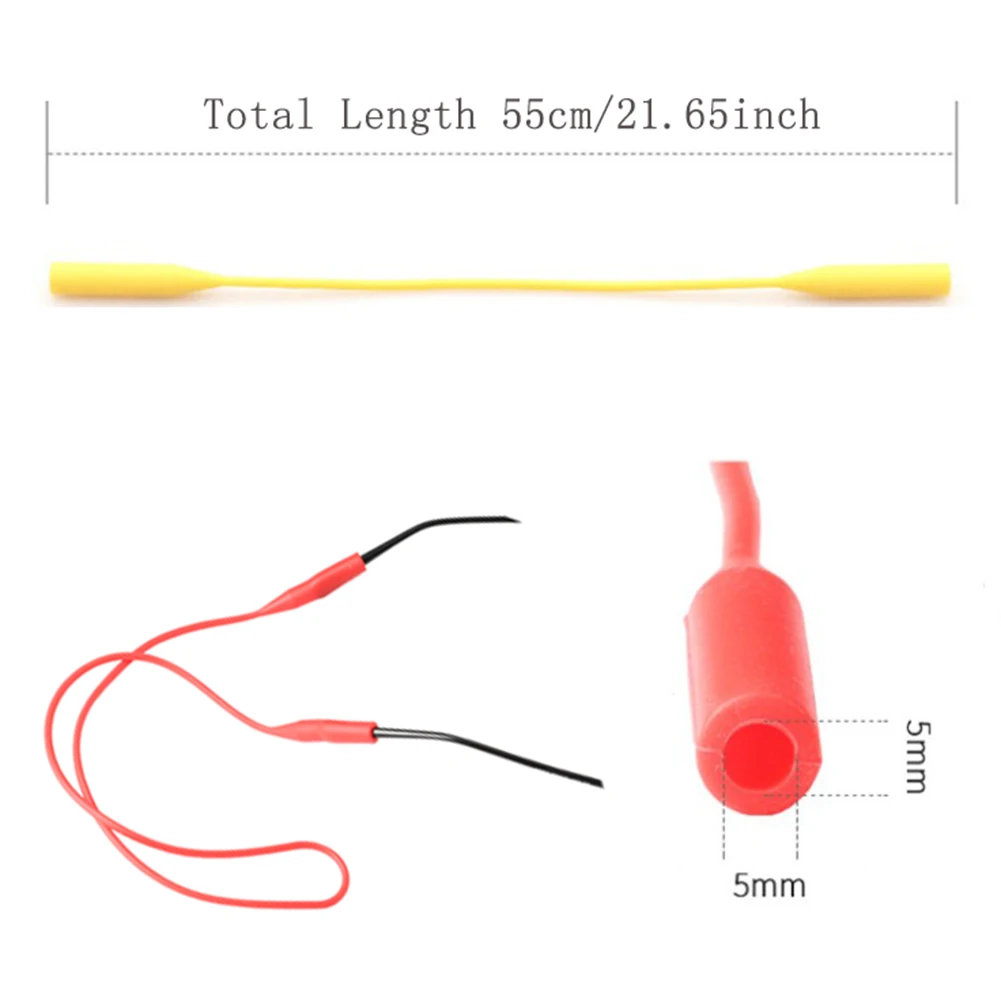 Elastic Silicone Eyeglasses Straps Sunglasses Chain Sports Anti-Slip String Glasses Ropes Band Cord Holder 25cm