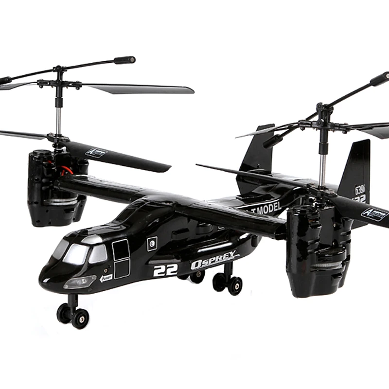 Osprey Transport Aircraft RC Helicopter 2.4GHz 4.5CH Remote Control Model Drone Toy Ready to Fly with Gyro with Light 2