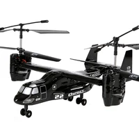 Osprey Transport Aircraft RC Helicopter 2.4GHz 4.5CH Remote Control Model Drone Toy Ready to Fly with Gyro with Light 2