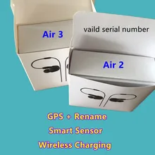 H1 Chip Earphone GPS Rename Air Ap3 pro Ap2 Gen 2 Pods Bluetooth Headphones Headset 2nd 3rd Generation Wireless Charging Earbuds