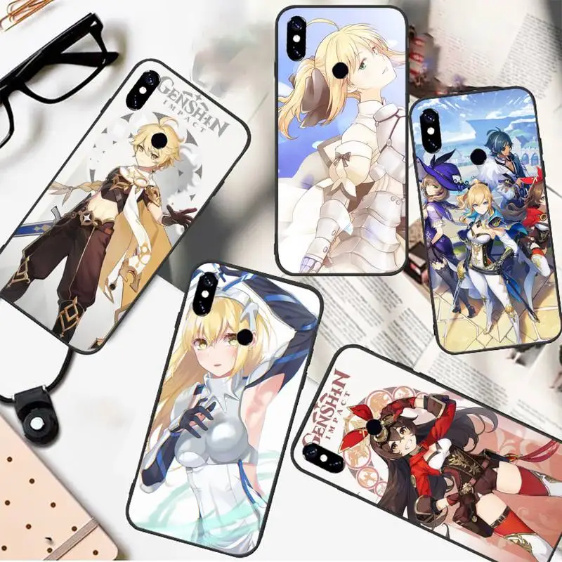 

Hot Game Genshin Impact Phone Case For Xiaomi Redmi 7 8 9t a3 9se k20 mi8 max3 lite 9 note 9s 10 pro
