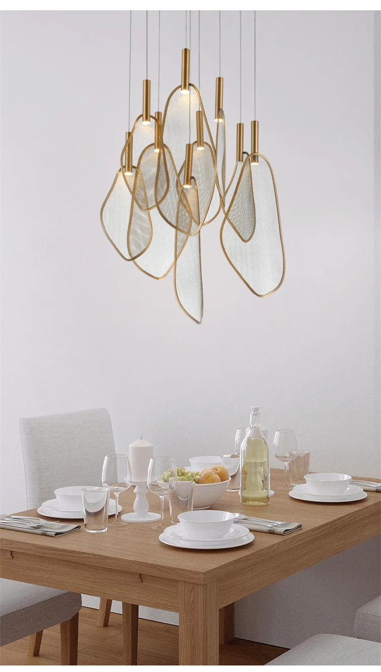 GOLDEN WINGS PENDANT LAMP | MODERN BRASS DINING ROOM- Lodamer