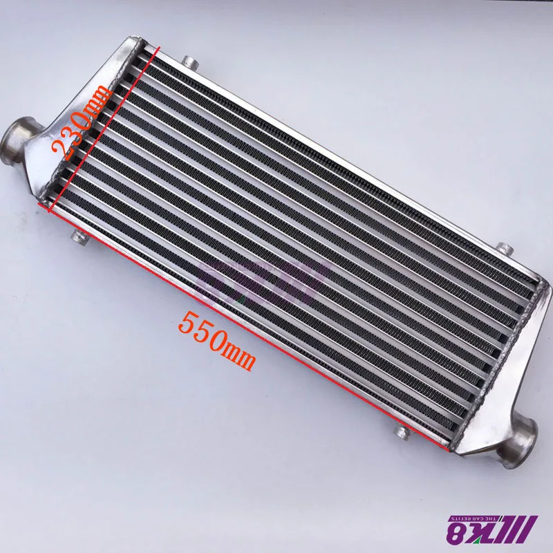 550*230*65mm Universal Turbo Intercooler bar&plate OD=2.5