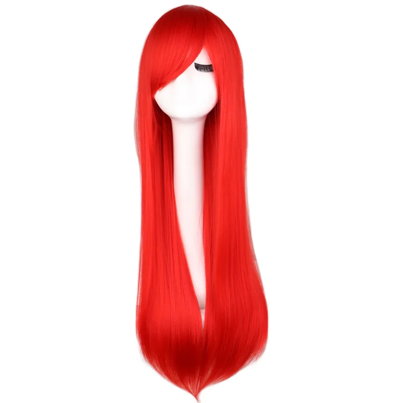 Long Staight Cosplay Wig Heat Resistant Synthetic Hair Hair Anime Party Wigs Women Cosplay Accessories +Free Wig Cap wonder woman costume