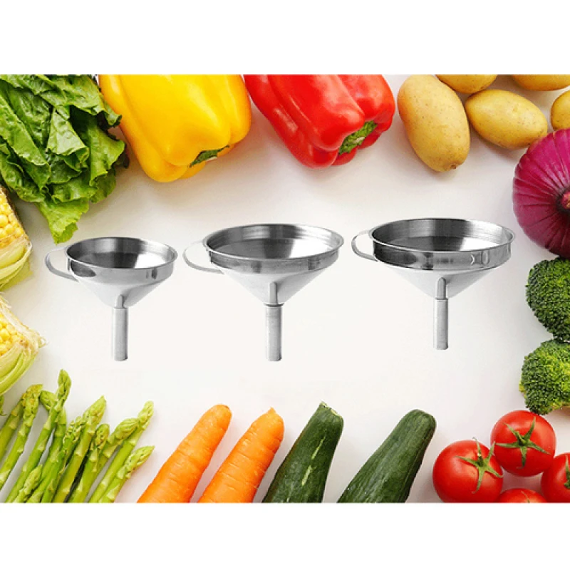 Stainless steel size funnel filter extra thick oil drain hotel kitchen household wine | Дом и сад