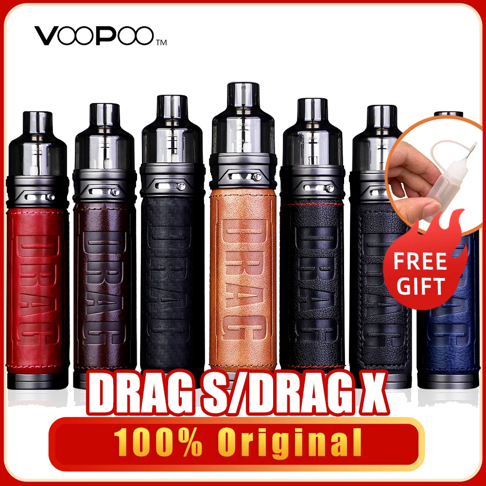 Original VOOPOO arrastrar X arrastre S Pod Vape Kit 80W 60W cartucho de 4,5 ml GENE TT Chip PnP-VM1 VM5 VM6 bobina arrastrar X arrastre S E cigarrillo