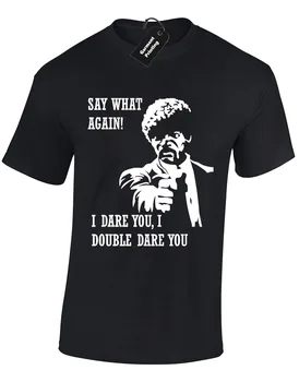 

SAY WHAT AGAIN MENS T SHIRT PULP RETRO FICTION JULES WINNFIELD EZEKIEL S - 5XL