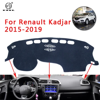 

PNSL Car Dashboard Cover Dash Mat Dash Pad Carpet For Renault Kadjar 2015 2016 2017 2018 2019 Sun block anti - slip anti - uv ke