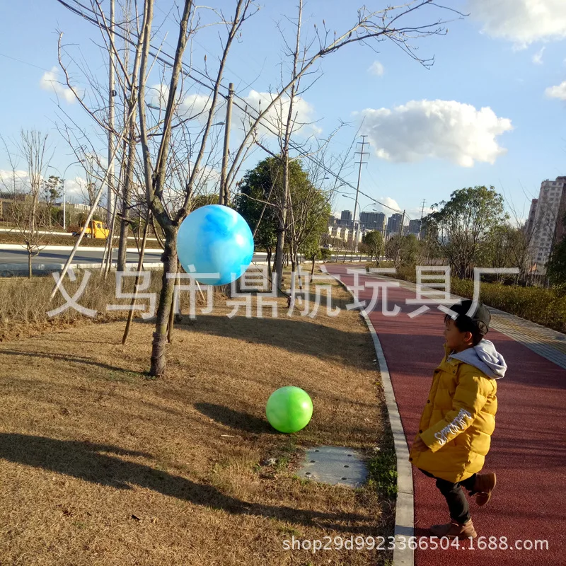 30cm yunzi cai qiu Children Inflatable Toy Baby Pat Ball Support