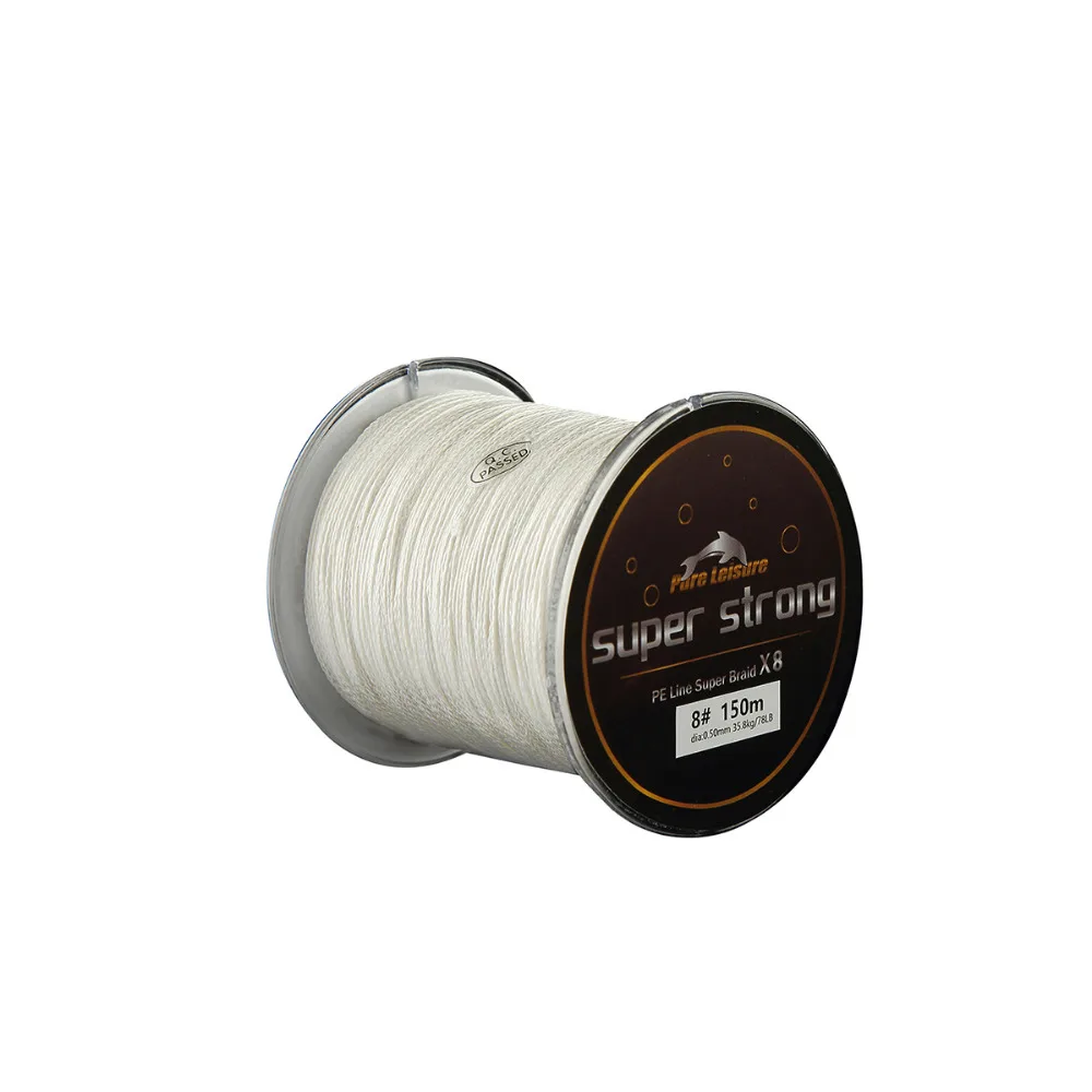 PureLeisure плетеная леска 8 Brins 150 м 4 стойки и 200 фунтов Tresse Peche Рыболовная Снасть