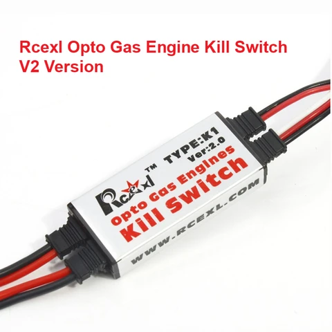 Rcexl V20 Opto Gas Engine Kill Switch for RC Model Gasoline Airplane Rcexl V20 Opto Gas Engine Kill Switch for RC Model Gasoline Airplane
