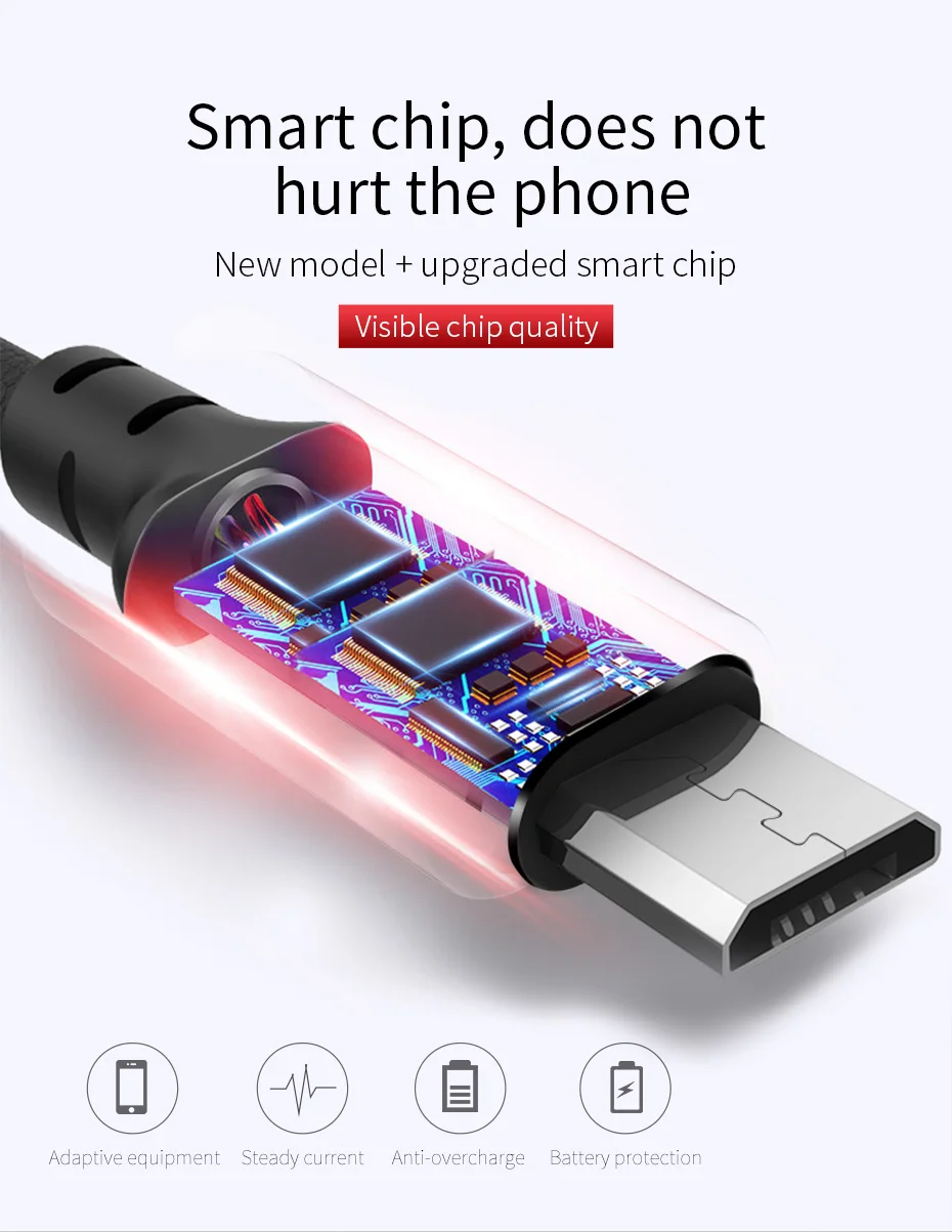 Micro usb type C кабель для зарядки телефона 2 м 1 м 5 в 2 а быстрое зарядное устройство USB кабель для передачи данных для samsung Xiaomi huawei кабель для Android