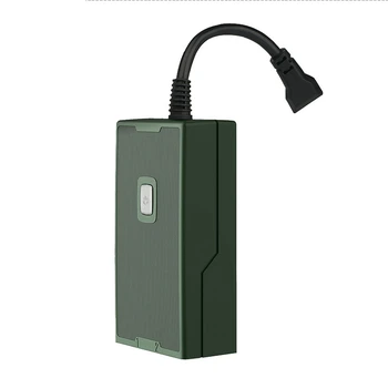 

Smart Outdoor Waterproof Socket American Standard Wifi Smart Socket Alexa Voice Control One in Two Out US Plug