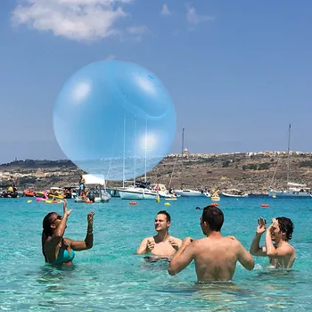 

Outdoor Funny Bubble Ball Air-Filled Or Water-Filled TPR Balloon Toy For Children Adult Soft Squishy Balloon Rubber Ball Toy