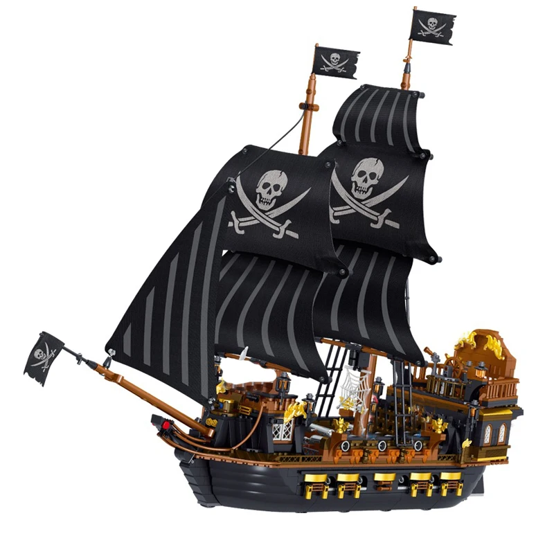 В наличии строительные блоки модели Пираты Карибского моря MOC QL1803 QL1801 QL1802 QL1804