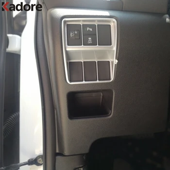 

For Honda CRV CR-V 2017 2018 2019 Accessories ABS Matte Interior Mouldings Headlight switch frame cover Trim Car Styling