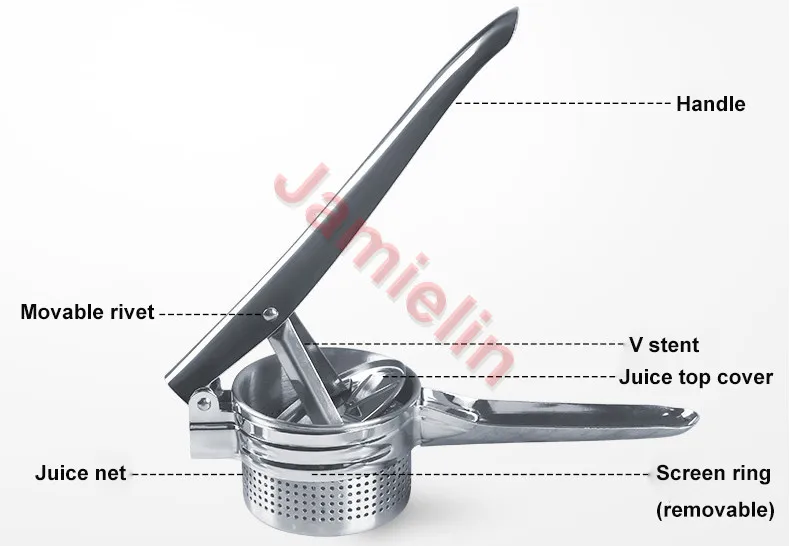 Jamielin ручная соковыжималка Гренадин Лимон Апельсин пресс соковыжималка для фруктов соковыжималка для цитрусовых нержавеющая сталь ручная соковыжималка для апельсина