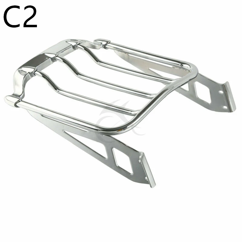 Parts & Accessories Motorcycle Accessories Luggage Racks Black Rigid