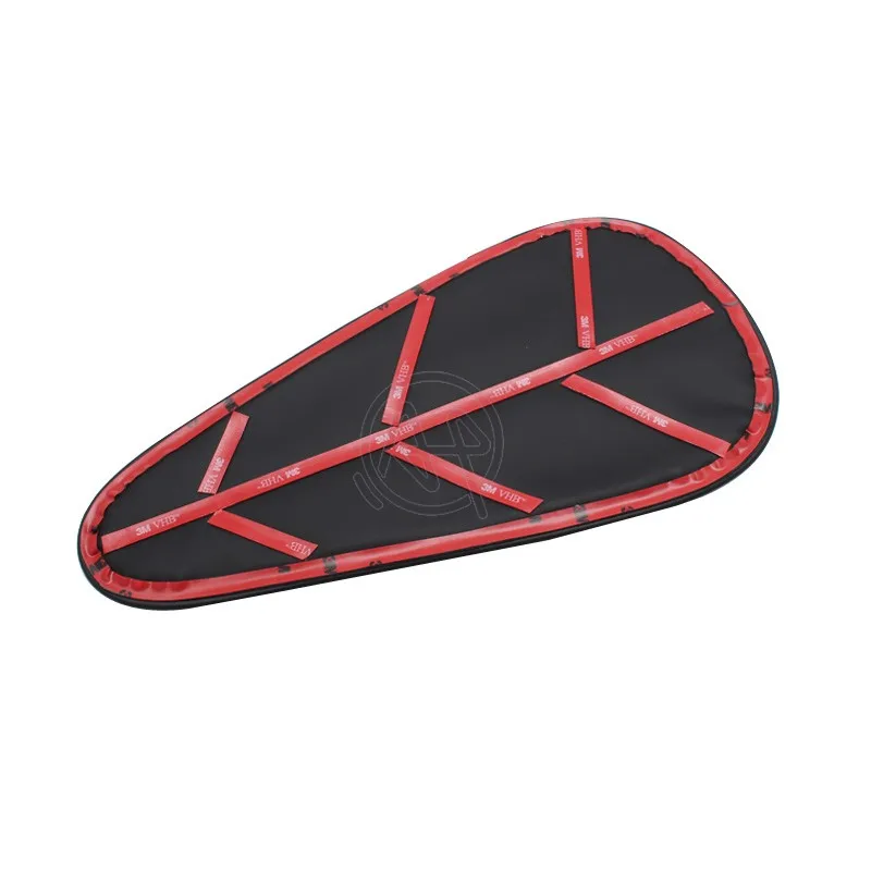 Motorcycle Universal PU Leather Fuel Tank Chap Cover Panel Bag For Triumph Bonneville T100 Harley Softail Street Bob FXBB