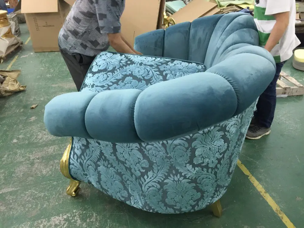 Резной тканевый диван Одноместный новейший набор диванов|sofa single seater|carved sofadesign sofa