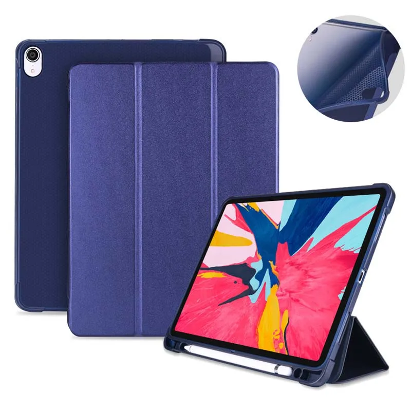 

TPU PU Leather Smart Case For iPad Pro 11 Case 2020 & 2018 Funda Stand Silicone Tablet Case Protective Case KS0652