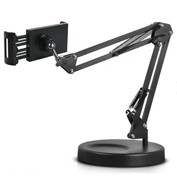 

Long Arm Tablet Stand Holder Desktop Mobile Phone Support Bracket 360 Degree Lazy Mount for Recording Video Makeup Live