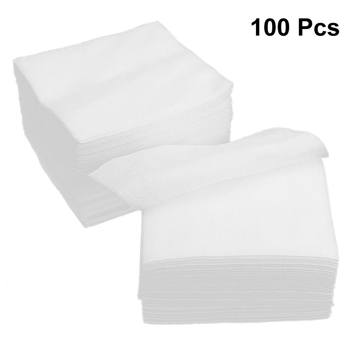 100pcs Non Woven Gauze Sponge Used For Wound Care First Aid Supplies