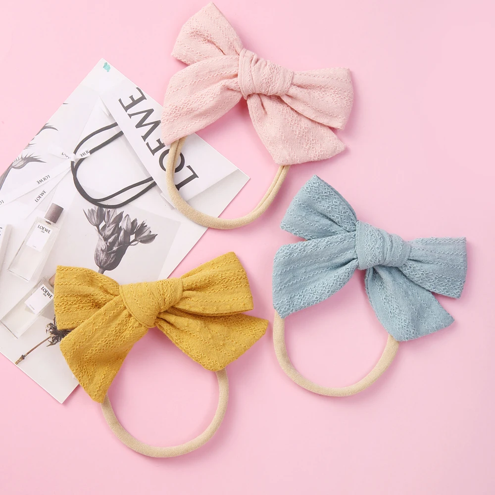1pc bebé diadema arco diademas de chica banda para la cabeza de Nylon fina diadema niños recién nacidos accesorios de pelo para niñas