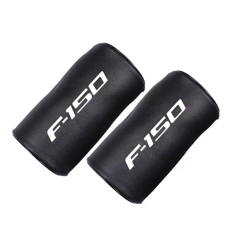 2PCS Автомобильная подушка безопасности из искусственной кожи для ford F-150, автомобильное сиденье, подушка для шеи, подушка подголовника - Цвет: 2PCS