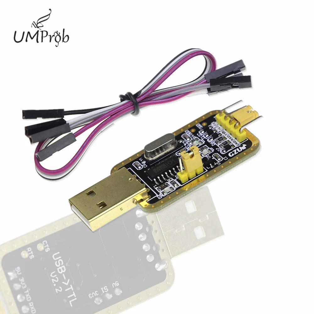 CH340 CH340G Последовательный модуль USB к TTL V2.2 серийный | Электронные компоненты и