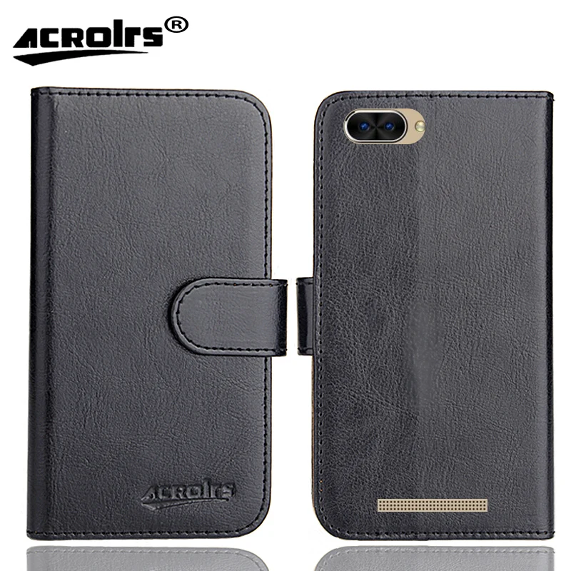 

INOI 6i Case 5.5" 6 Colors Flip Soft Leather Crazy Horse Phone Cover Stand Function Cases Credit Card Wallet