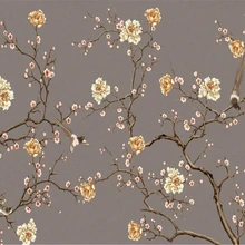 Beibehang пользовательские обои ручной работы цветок и птица художественное украшение живопись гостиная спальня ТВ фон 3d обои