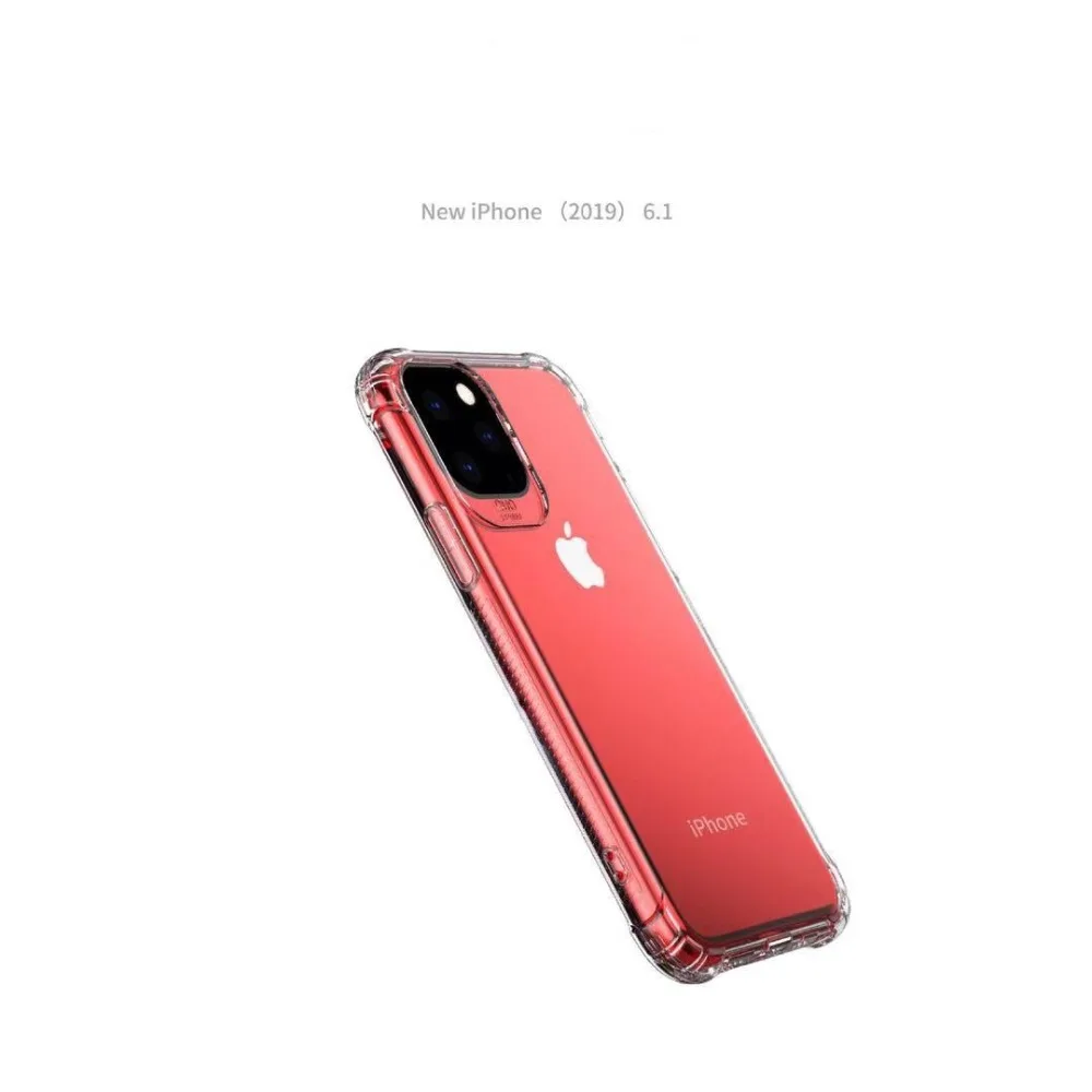 10 шт мягкий прозрачный силиконовый чехол для iPhone 11 на iPhone Pro Max ударопрочный прозрачный ТПУ чехол для iPhone 11